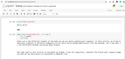 How to use Jupyter Notebook for practicing python programs